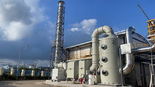 鋰電池廢氣處理方法